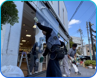 千葉ガラス修理センター・作業